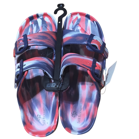 New Unisex Kids Sandals Size 2 - Picture 1 of 3